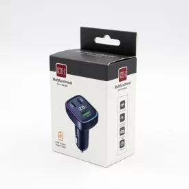   GC05C Szivargyújtós Töltő USB + 2X USB C Feszültségmérővel 61W