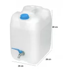 VIZES KANNA 20L FÉM CSAPPAL