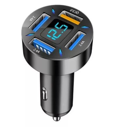 Maxspeed Szivargyújtós Autós Töltő - 4xUSB