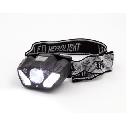 FEJLÁMPA 5 LED TÖLTHETŐ