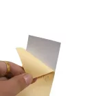 Öntapadós fényvisszaverő csík, szakaszos - sárga - 1 m