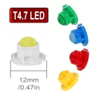 Homasita, Műszerfal Izzó, T4.7 Cob Led, Fehér